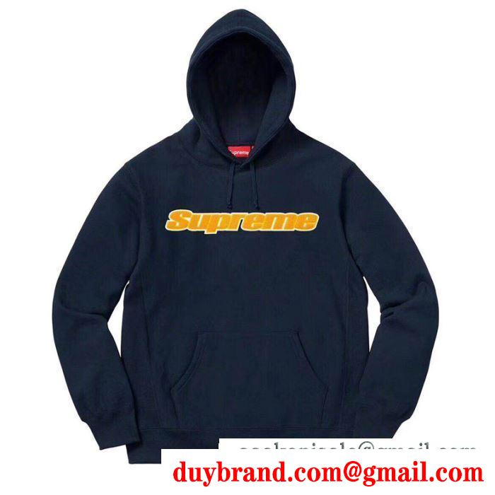 【2019秋冬】の注目トレンド supreme chenille logo hooded 3色可選 パーカー 今回の秋冬に欲しいスタイル