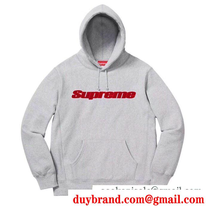 【2019秋冬】の注目トレンド supreme chenille logo hooded 3色可選 パーカー 今回の秋冬に欲しいスタイル