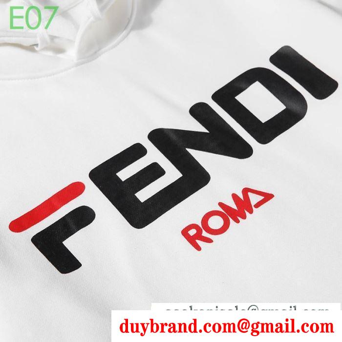 多色可選 着こなしの幅が広がる フェンディ秋冬ファッションをおしゃれに着こなし fendi 真冬には大注目 パーカー 最新秋冬トレント