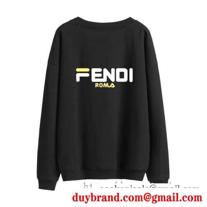 秋冬のコーデの強い味方 2019秋冬におすすめ着こなし フェンディ fendi プルオーバーパーカー 多色可選