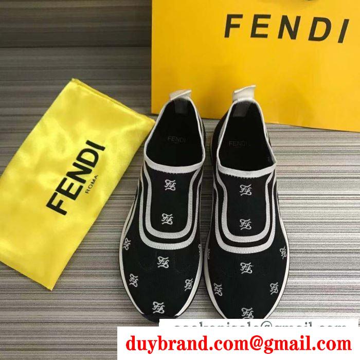 フェンディほっこりと温かみのある雰囲気に  3色可選  FENDI 程よい抜け感を演出 ランニングシューズ 冬で可愛くて楽チンな人気アイテム