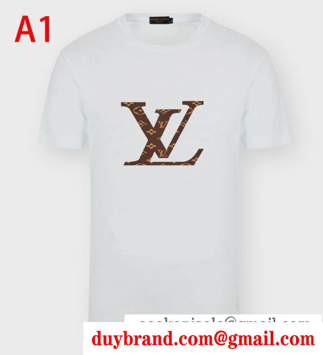 多色可選  LOUIS VUITTON この春夏に出番の多い ルイ ヴィトン 半袖Tシャツこれからの季節に大活躍