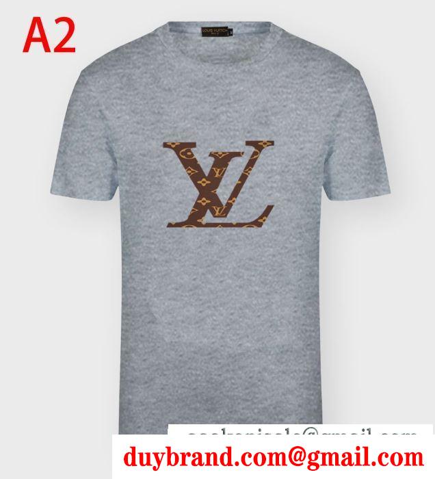 多色可選  LOUIS VUITTON この春夏に出番の多い ルイ ヴィトン 半袖Tシャツこれからの季節に大活躍