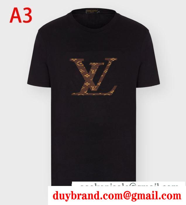 多色可選  LOUIS VUITTON この春夏に出番の多い ルイ ヴィトン 半袖Tシャツこれからの季節に大活躍