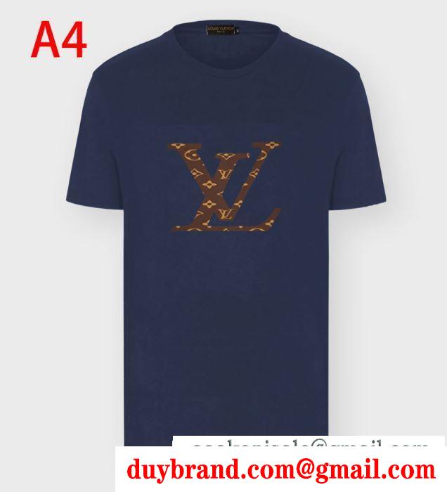 多色可選  LOUIS VUITTON この春夏に出番の多い ルイ ヴィトン 半袖Tシャツこれからの季節に大活躍