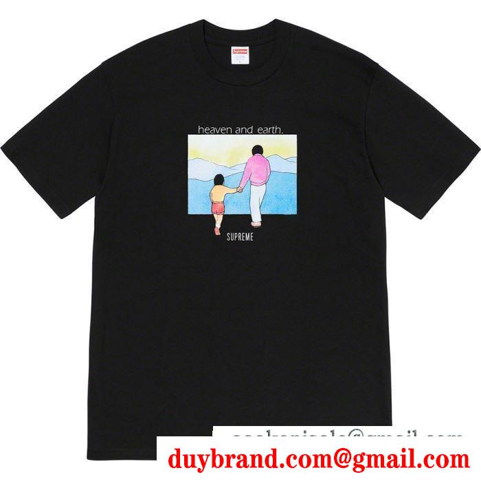 2020SS新作 2色可選カジュアルにも着こなせる supreme 19fw heaven and earth tee シュプリーム supreme tシャツ/半袖