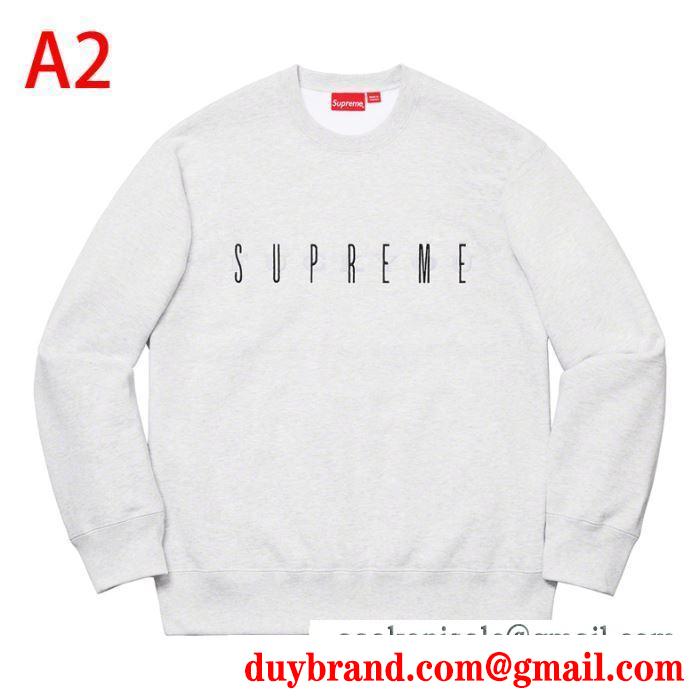 20SSトレンド supreme 19fw fuck you crewneck 多色可選 プルオーバーパーカーこなれ感のあるコーデに