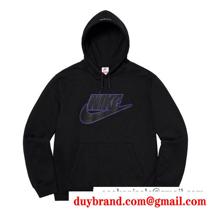 お洒落の幅を広げる 3色可選 supreme nike leather hooded sweatshirt 2020話題の商品 スタイルアップ