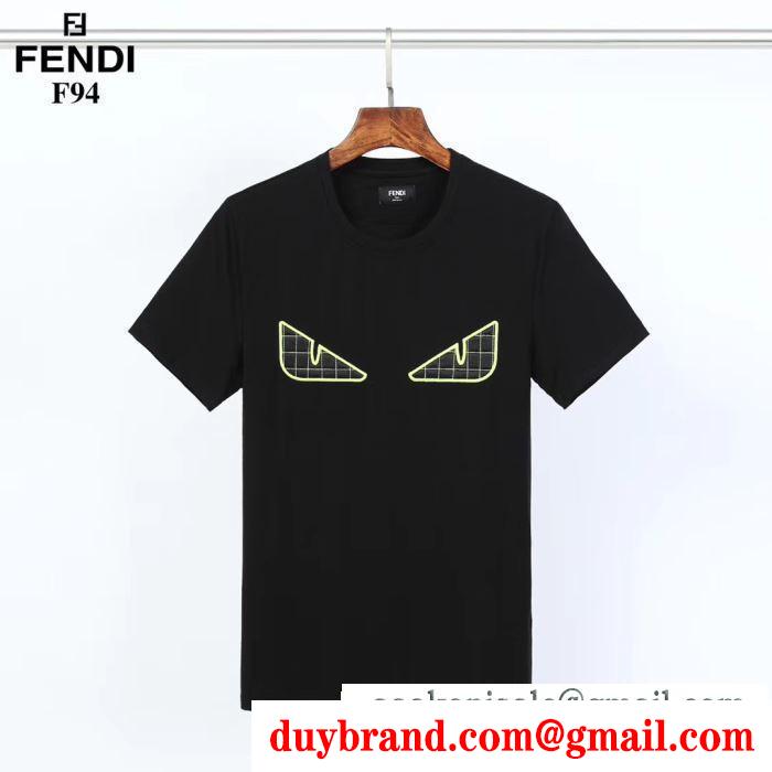 2色可選 フェンディ着こなしの幅が広がる FENDI2020年の春夏はこれ！ 半袖Tシャツ 1枚でグッと華やかに