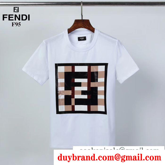 コーデに季節感をプラス  半袖Tシャツ 2色可選 おしゃれ春夏コーデヒント フェンディ FENDI