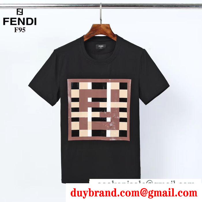 コーデに季節感をプラス  半袖Tシャツ 2色可選 おしゃれ春夏コーデヒント フェンディ FENDI