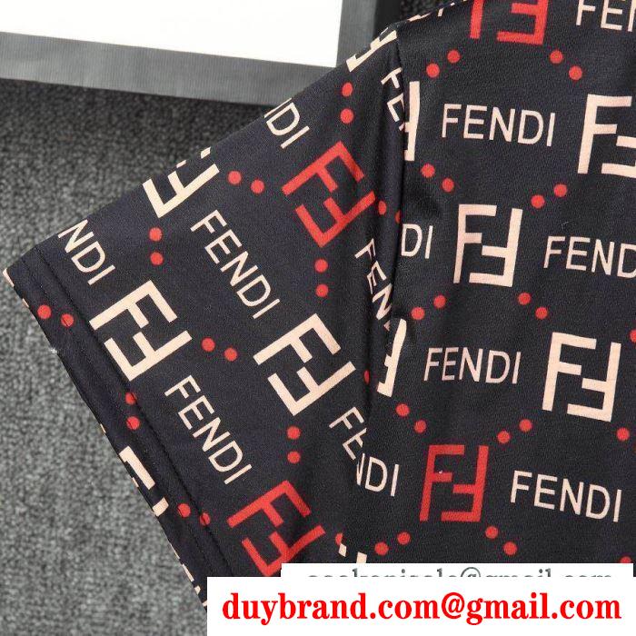 春夏のお出かけを軽快に 3色可選 半袖Tシャツ 爽やかなコーデにぴったり フェンディ FENDI