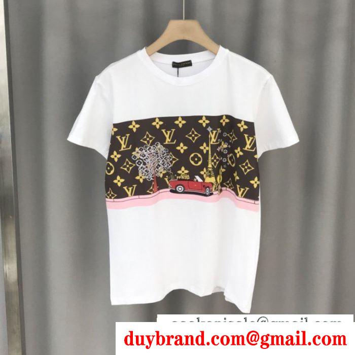 ココチイイ春夏柄が魅力 半袖tシャツ 春夏になると流行する ルイ ヴィトン louis vuitton 大人コーデで活用