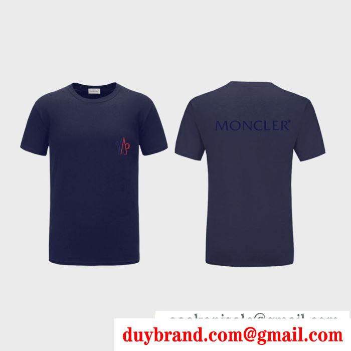 軽さや明るさがプラス 半袖Tシャツ 多色可選 軽やかにコーデを楽しむ モンクレール MONCLER 上品さがグッとアップ