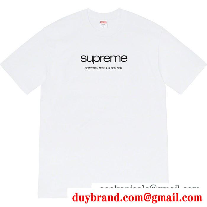 シュプリーム 多色可選 印象的な春夏コーデに SUPREME 余裕のあるコーデに挑戦 半袖Tシャツ