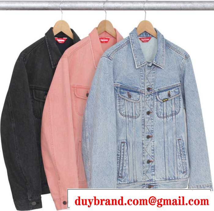 主役になる存在感 Supreme16SS Denim Trucker Jacket ブルゾン 2色可選