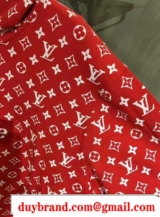 快適な状態をキープする17SS Supreme x LV シュプリーム SUPREME 速乾性に優れたパーカー.