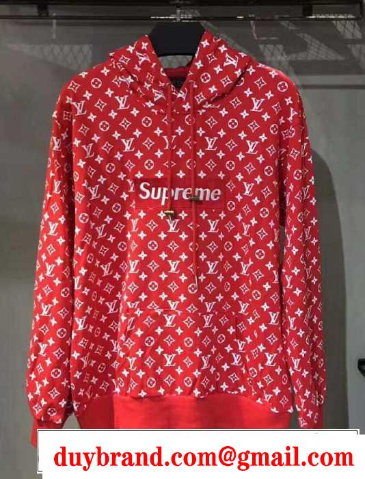 快適な状態をキープする17SS Supreme x LV シュプリーム SUPREME 速乾性に優れたパーカー.