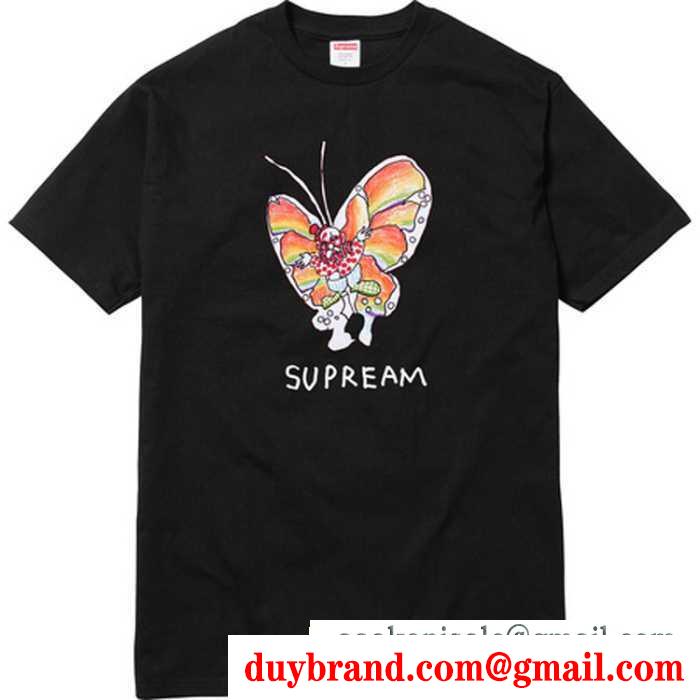 極上の着心地 supreme シュプリーム 16ss gonz butterfly tee 3色可選 男女兼用