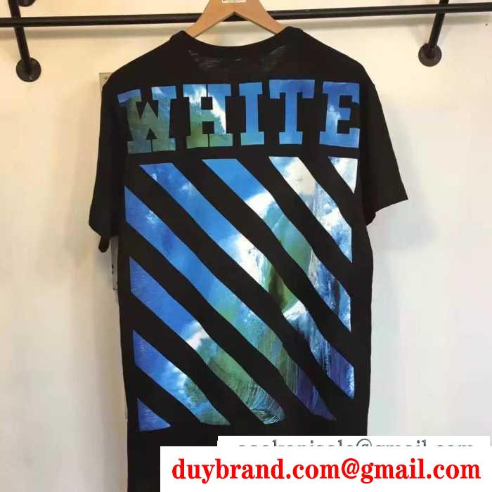 大特価 17ss オフホワイト off-white 半袖tシャツ 2色可選