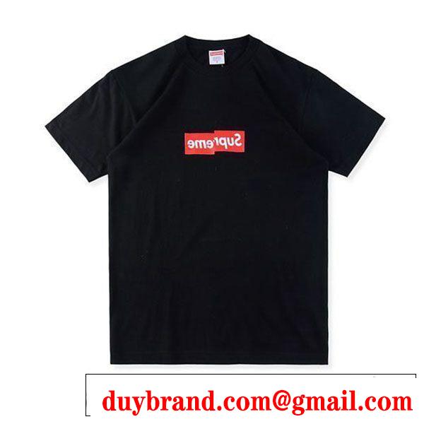 半袖Tシャツ 2色可選 SUPREME シュプリーム Supreme Comme Des Garcon Shirt Box Logo Tee CDG 流行っている