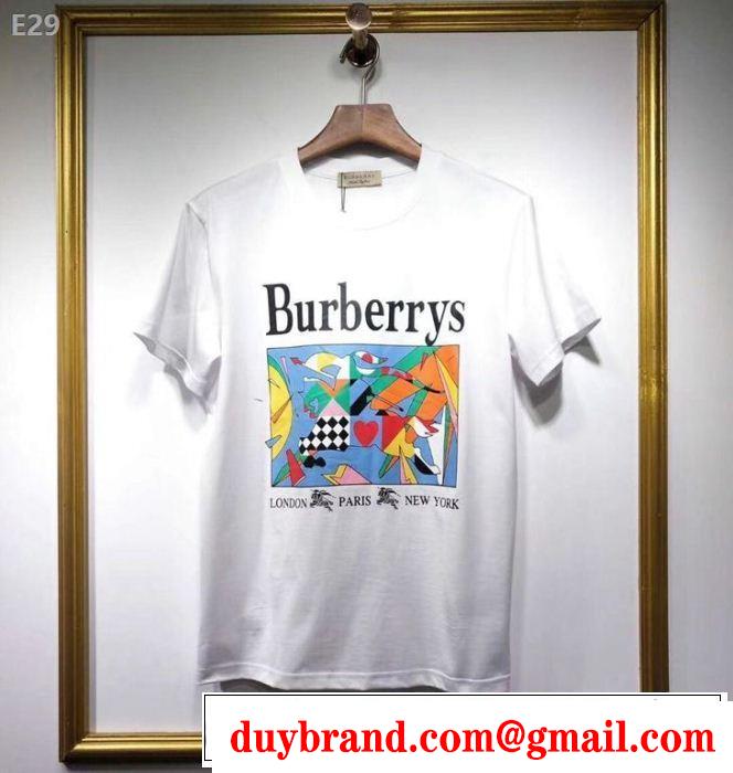 鮮度が手に入る Tシャツ/ティーシャツ 夏らしい品格が漂う  バーバリー BURBERRY 2色可選