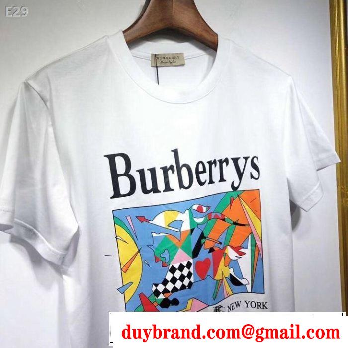 鮮度が手に入る Tシャツ/ティーシャツ 夏らしい品格が漂う  バーバリー BURBERRY 2色可選