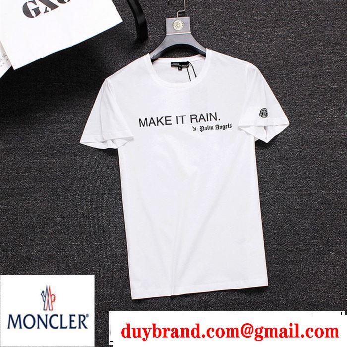 モンクレール MONCLER  Một cảm giác tuyệt đối 優しい Tシャツ/ティーシャツ カジュアルさ 2色可選 2019年の春夏に着たい