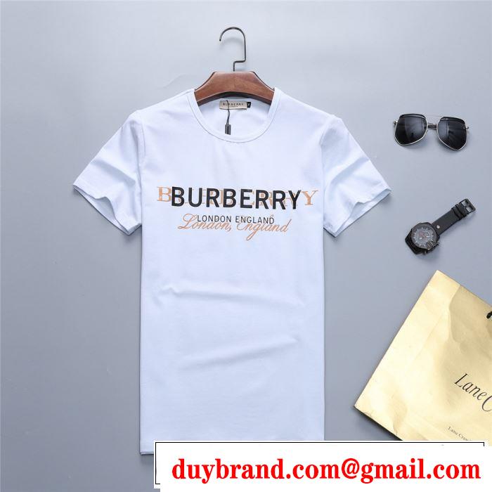 2019春夏トレンドアイテム BURBERRY バーバリー  半袖Tシャツ 2色可選 今流行のストリート上品