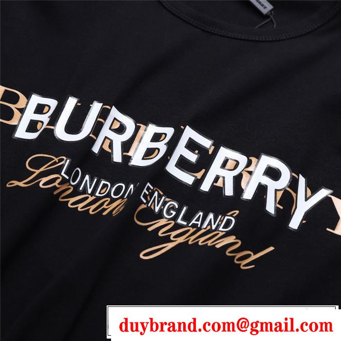 2019春夏トレンドアイテム BURBERRY バーバリー  半袖Tシャツ 2色可選 今流行のストリート上品