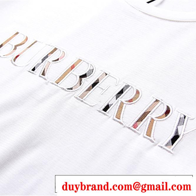 BURBERRY バーバリー  半袖Tシャツ 3色可選 2019年最新ファッション 今季は特に注目ファション