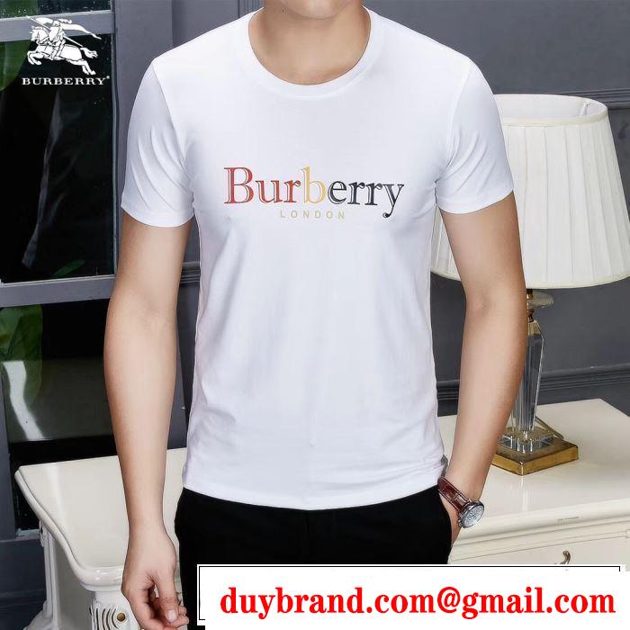 半袖Tシャツ 2色可選 優しげ人気アイテム 2019春夏も引き続きトレン BURBERRY バーバリー