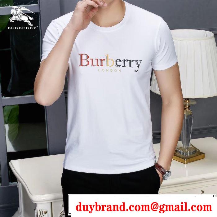 半袖Tシャツ 2色可選 優しげ人気アイテム 2019春夏も引き続きトレン BURBERRY バーバリー