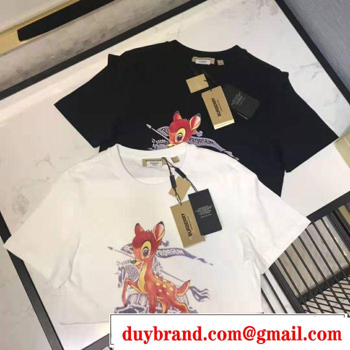 BURBERRY バーバリー 半袖Tシャツ 2色可選 2019SSのトレンド商品 夏おすすめ人気ブランドアイテム