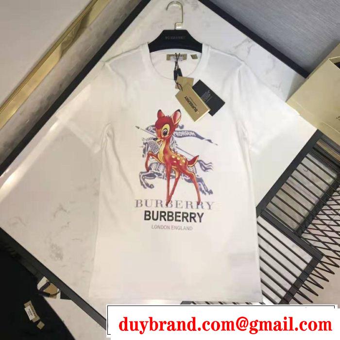 BURBERRY バーバリー 半袖Tシャツ 2色可選 2019SSのトレンド商品 夏おすすめ人気ブランドアイテム