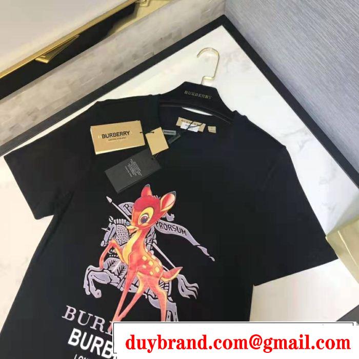 BURBERRY バーバリー 半袖Tシャツ 2色可選 2019SSのトレンド商品 夏おすすめ人気ブランドアイテム