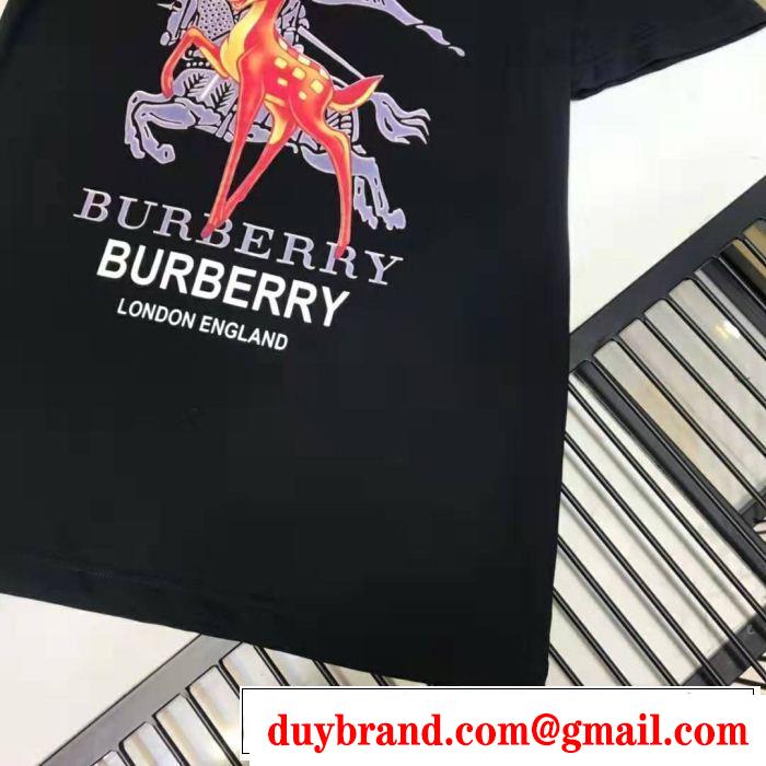 BURBERRY バーバリー 半袖Tシャツ 2色可選 2019SSのトレンド商品 夏おすすめ人気ブランドアイテム