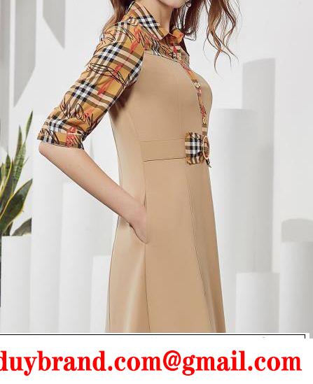 ワンピース 3色可選 2019年の夏のマスト リラックス感のあるゆったり バーバリー BURBERRY