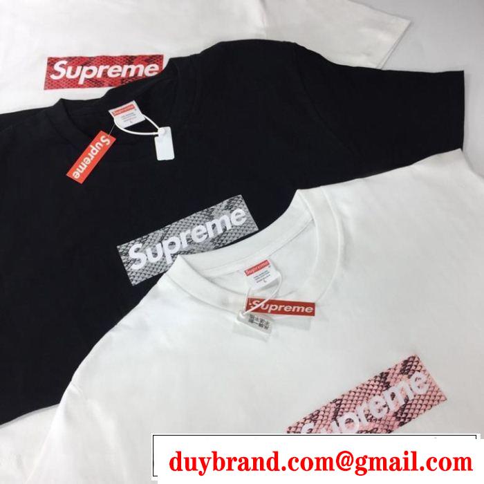 3色可選 【2019年】夏のファッション オシャレ上級者に シュプリーム SUPREME 半袖Tシャツ