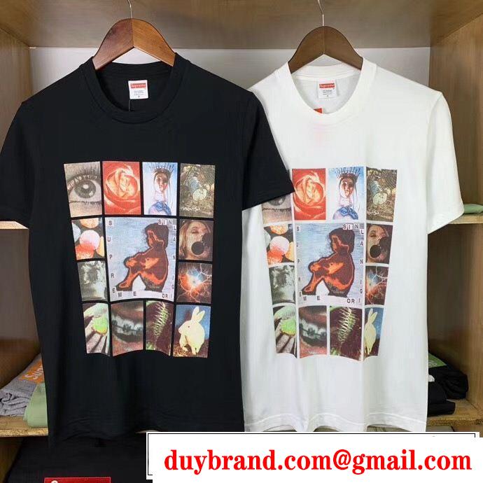 シュプリーム SUPREME 半袖Tシャツ 2色可選 2019年最新ファッション こなれ感を引き立たせ