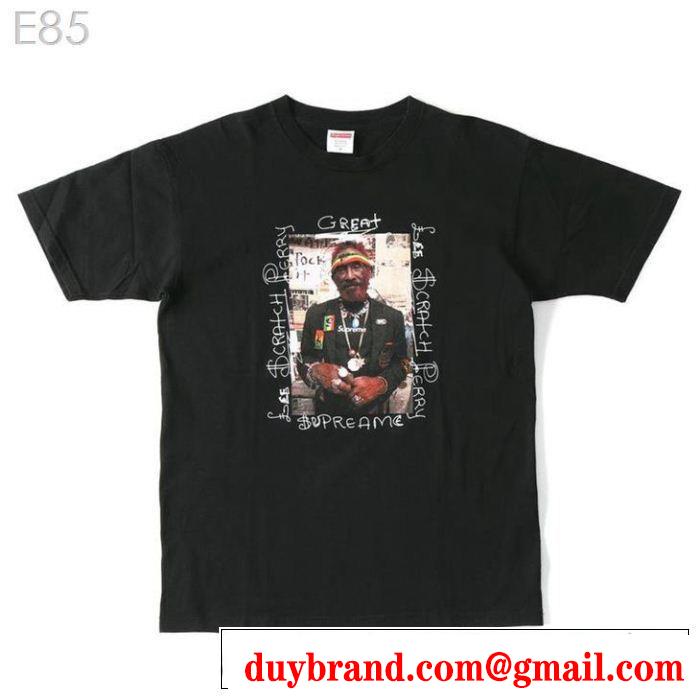 シュプリーム SUPREME 半袖Tシャツ 2色可選 2019春夏のトレンド新商品 抜け感のあるキレイめ Supreme 10ss Lee Scratch Perry Tee