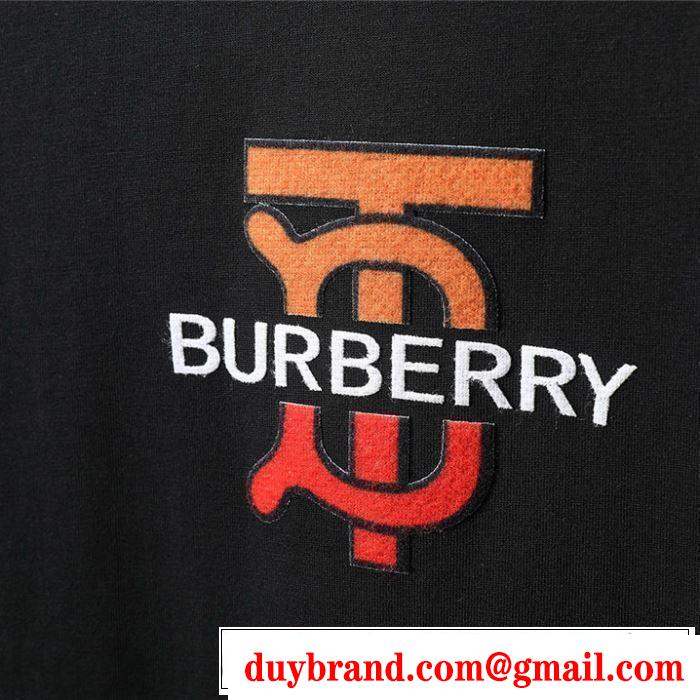 2019春夏も引き続き人気セール 今年流大人っぽさ バーバリー BURBERRY Tシャツ/ティーシャツ 2色可選