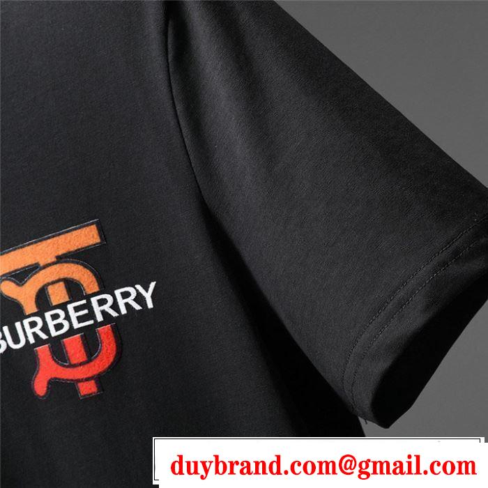 2019春夏も引き続き人気セール 今年流大人っぽさ バーバリー BURBERRY Tシャツ/ティーシャツ 2色可選