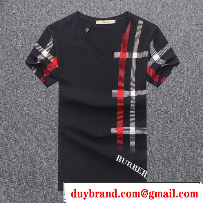 Tシャツ/ティーシャツ 3色可選 2019年春夏シーズンの人気 軽やかなchất liệu感 バーバリー BURBERRY