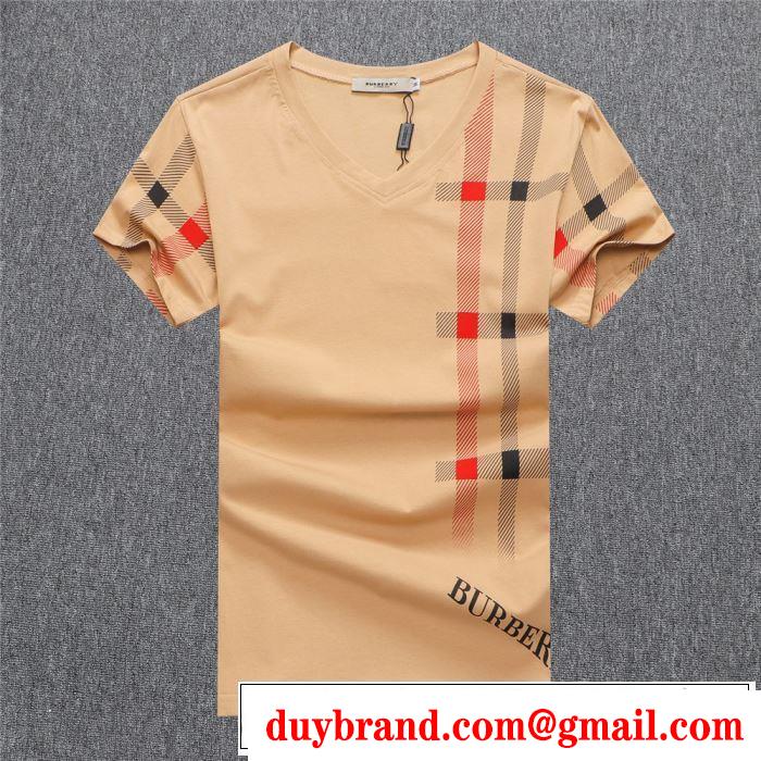 Tシャツ/ティーシャツ 3色可選 2019年春夏シーズンの人気 軽やかなchất liệu感 バーバリー BURBERRY