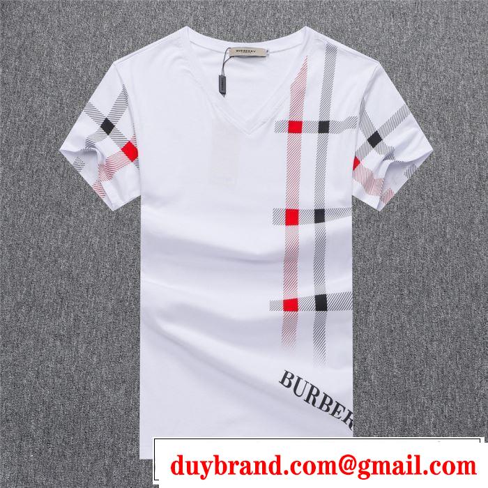 Tシャツ/ティーシャツ 3色可選 2019年春夏シーズンの人気 軽やかなchất liệu感 バーバリー BURBERRY