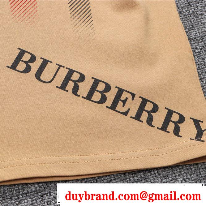 Tシャツ/ティーシャツ 3色可選 2019年春夏シーズンの人気 軽やかなchất liệu感 バーバリー BURBERRY