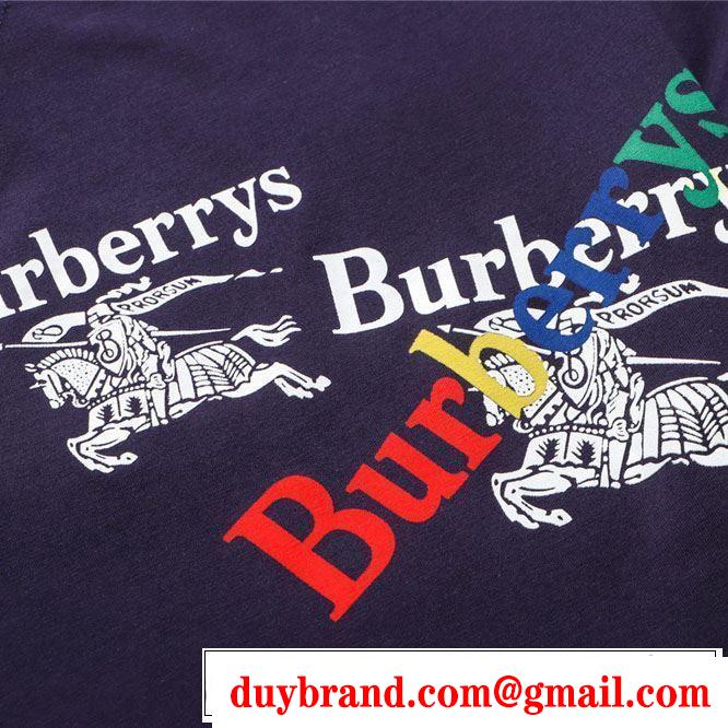 2019年春夏流行ファッション カジュアルさ バーバリー BURBERRY Tシャツ/ティーシャツ 2色可選