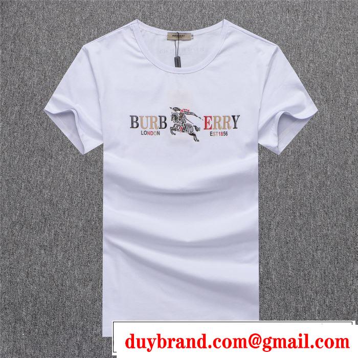 2色可選 大人カジュアル夏ファッション2019 バーバリー BURBERRY Tシャツ/ティーシャツ