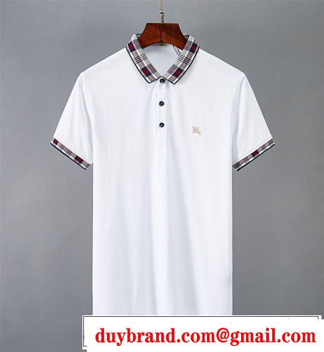 バーバリー BURBERRY Tシャツ/ティーシャツ 3色可選 2019夏色っぽさ カジュアルファッションを楽しもう